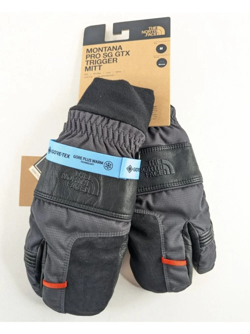 The North Face Montana Pro SG GTX Mitt Black Medium GORE-TEX Gloves NWT Mittens